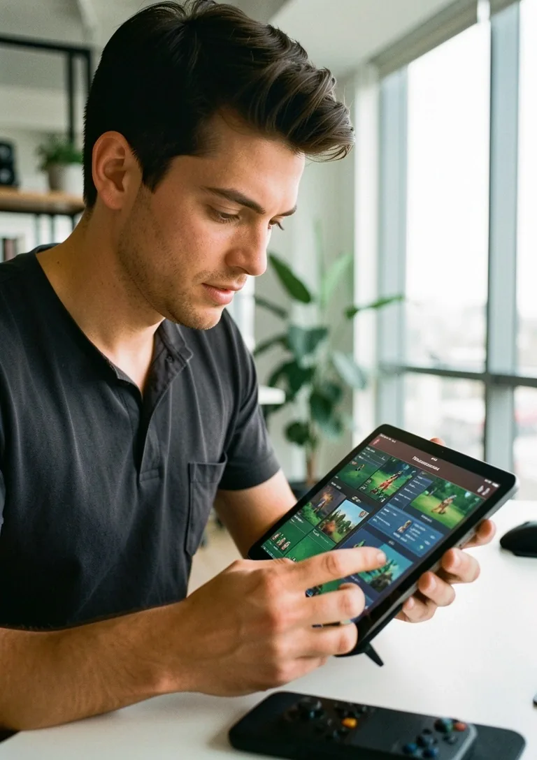 Technical mobile game development process